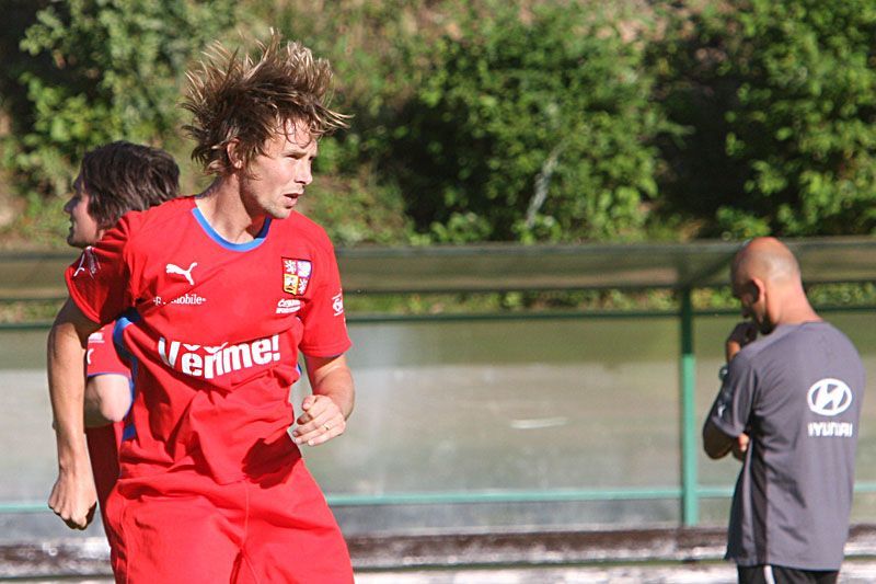 Trénink fotbalové reprezentace