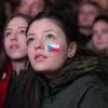 Česko - Slovensko: fandění v Olympijském parku v Praze