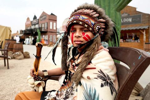 Cowboy Town, Saudská Arábie, western, zábava, indiáni, kovbojové