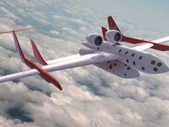 Takhle bude podle představ konstruktérů vypadat start stroje SpaceShipTwo, "na břiše" jiného letadla, které jej vynese do výšky nad deset kilometrů. Pak se kosmické plavidlo odpoutá a poletí na vlastní motory.