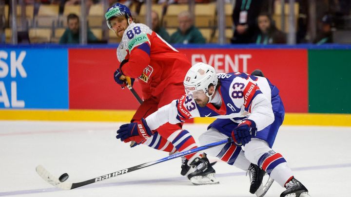 Pastrňák je třetí nejlepší na světě. V anketě IIHF ale nenavázal na Červenkův triumf; Zdroj foto: Reuters