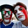 Belgie - Itálie, čtvrtfinále Euro 2020, fanoušek