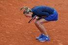 Kvitová schytala ve třetím kole French Open dva kanáry