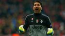 Juventus' Gianluigi Buffon celebrates a goal