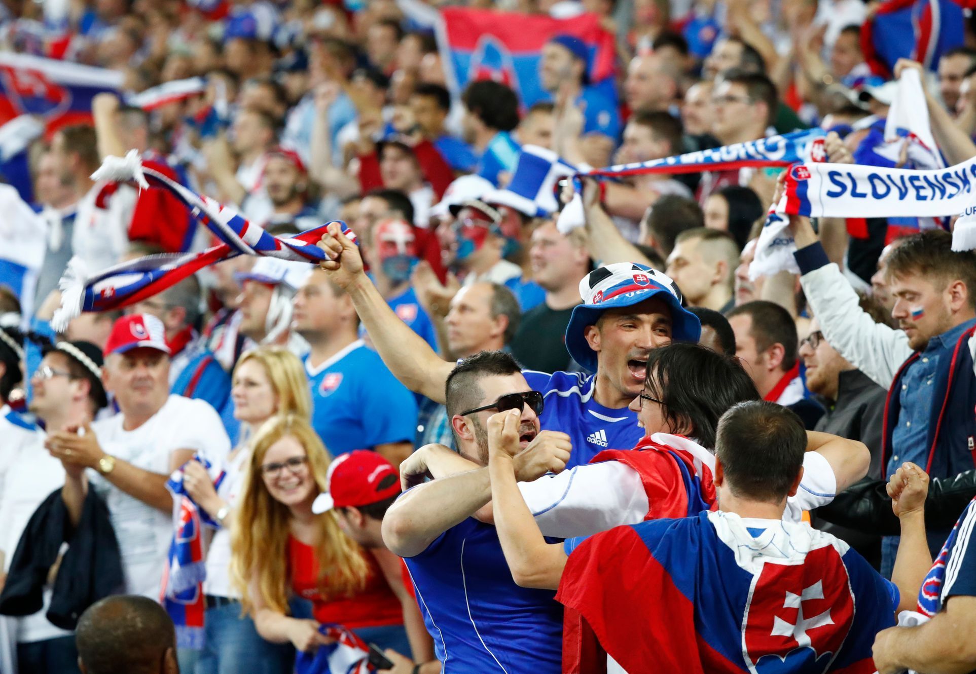Euro 2016, Rusko-Slovensko: slovenští fanoušci