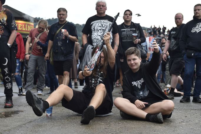 Návštěvníci festivalu Masters of Rock.