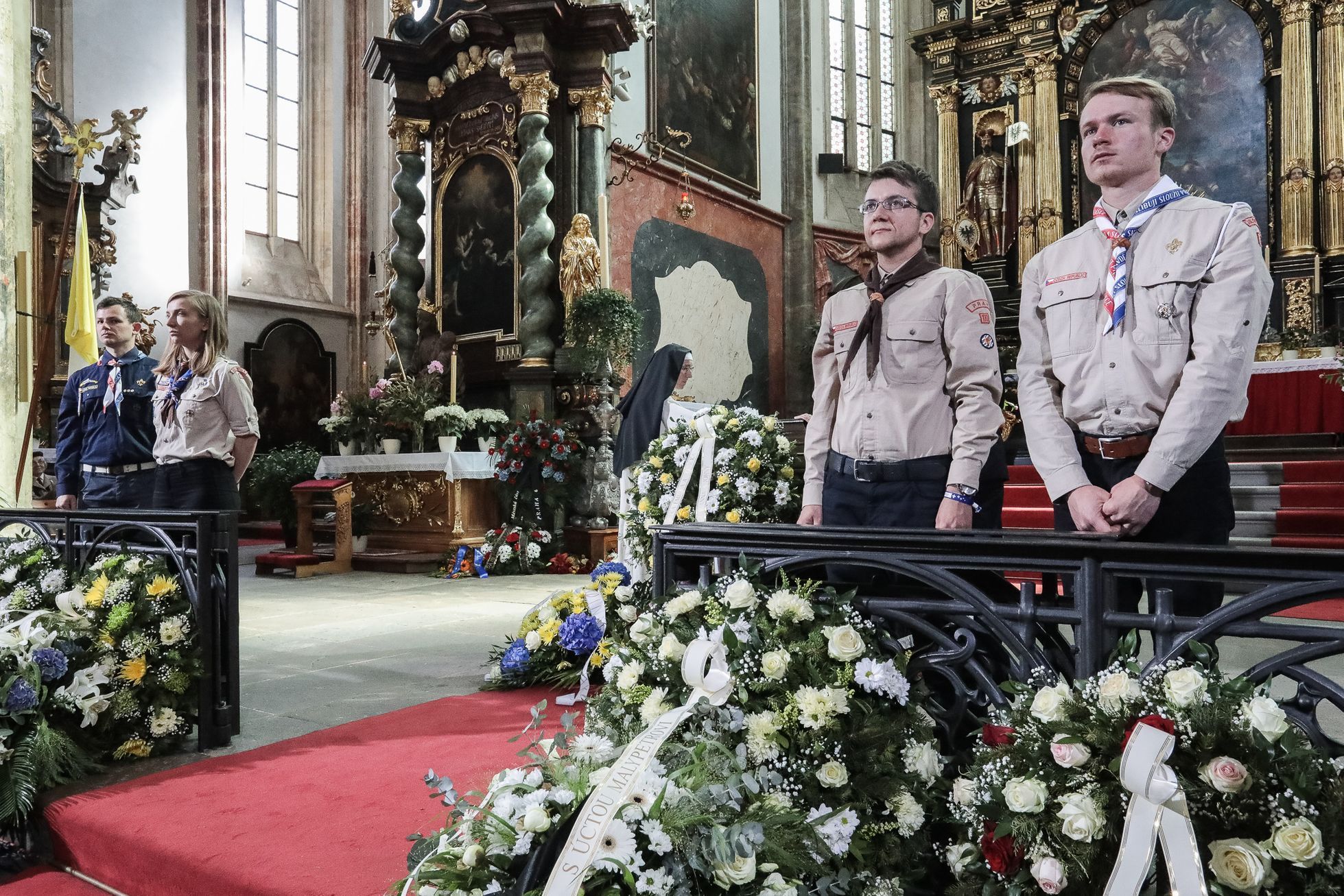 Pohřeb spisovatel Jiří Stránský