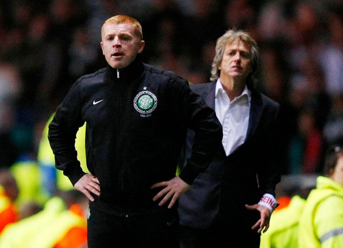 Celtic Glasgow - Benfica Lisabon, kouč hostí Jorge Jesus za domácím lodivodem Neilem Lennonem