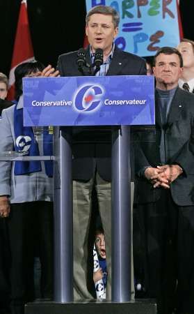Šéf konzervativců Stephen Harper