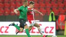 Michailo Cmiljanovič a Lukáš Masopust  v zápase 2. kola F:L Slavia - Příbram