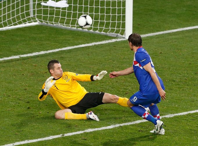 Utkání Euro 2012 mezi Chorvatskem a Irskem