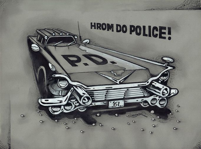 Kája Saudek: Hrom do police, 2000.