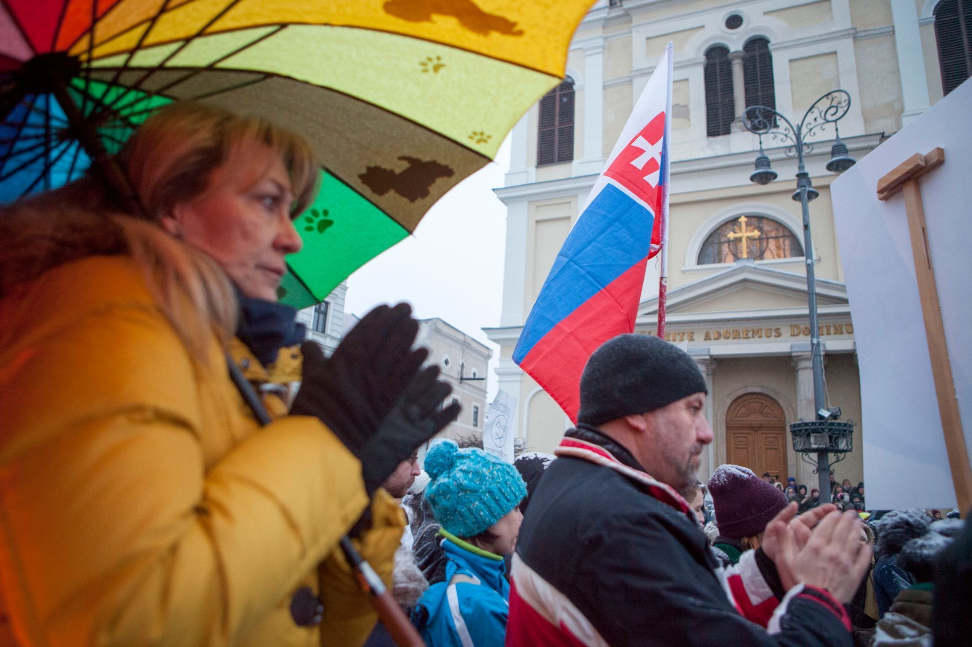 Pieta za Jána Kuciaka v Bánské Bystrici