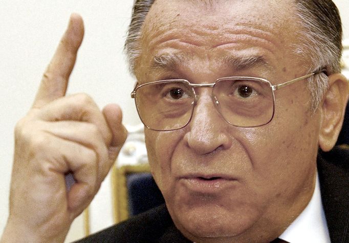 Rumunský exprezident Ion Iliescu.