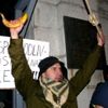 Demonstranti se Bratislavě střetli s policií 11