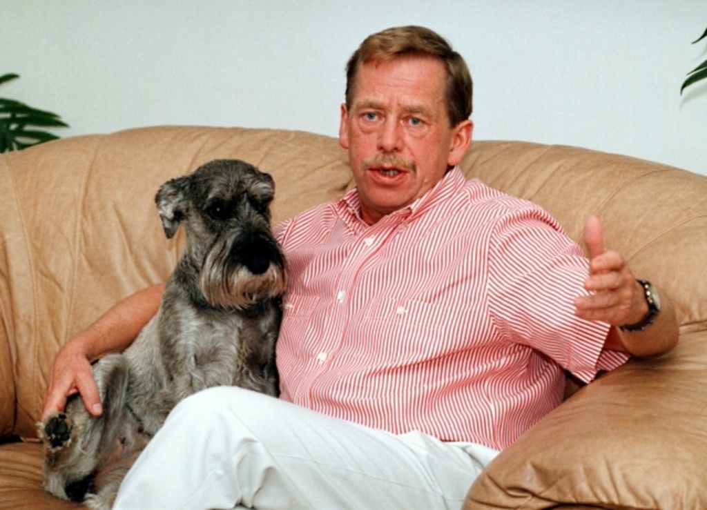 Václav Havel a pes Ďula