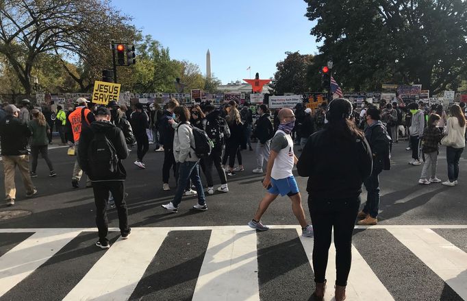 Volební den ve Washingtonu