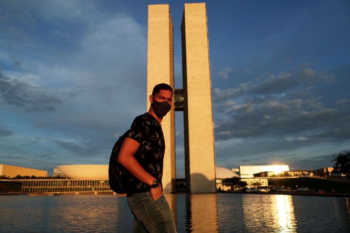 Koronavirus v brazilské metropoli Brasília, snímek z března 2021