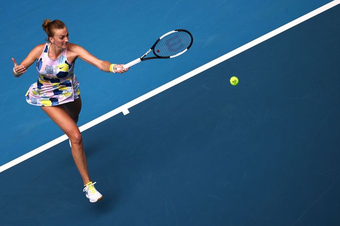 Petra Kvitová ve druhém kole Australian Open.