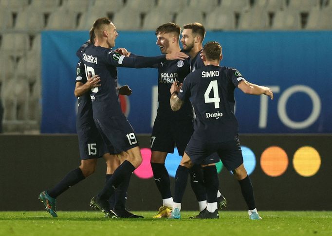 Soccer Football - Europa Conference League - Group D - Partizan Belgrade v 1. FC Slovacko - Partizan Stadium, Belgrade, Serbia - November 3, 2022 1. FC Slovacko's Michal