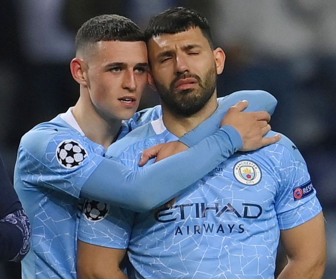 Manchester City - Chelsea, finále Ligy mistrů 2021 (Foden, Agüero)