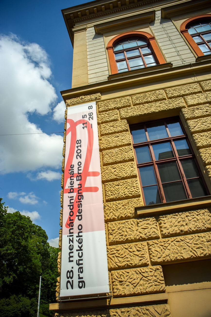 Snímek z příprav letošního Mezinárodního bienále grafického designu Brno.
