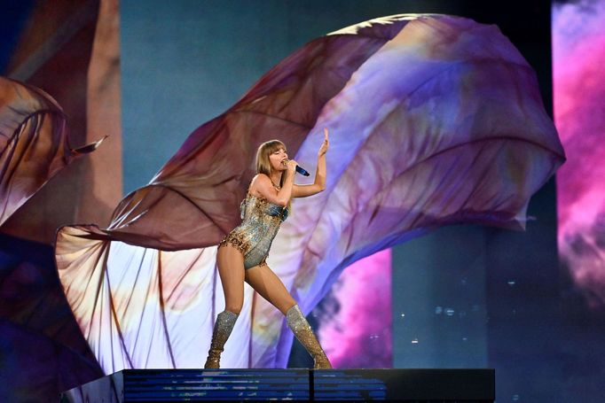 Snímek ze závěrečného koncertu turné Taylor Swift v kanadském Vancouveru.