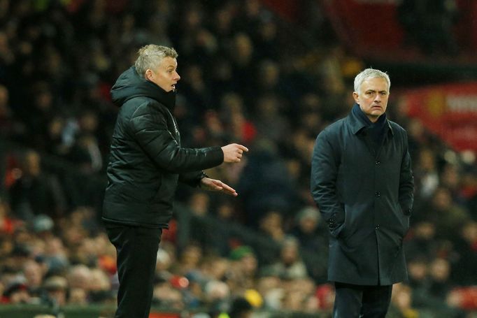 Soccer Football - Premier League - Manchester United v Tottenham Hotspur - Old Trafford, Manchester, Britain - December 4, 2019  Tottenham Hotspur manager Jose Mourinho a