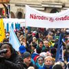 Stávka odborů, protest, demonstrace, pochod