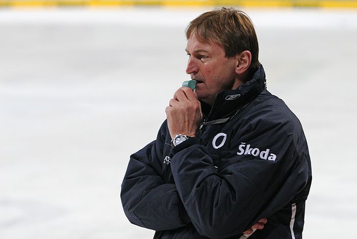 Trénink české hokejové reprezentace - Alois Hadamczik