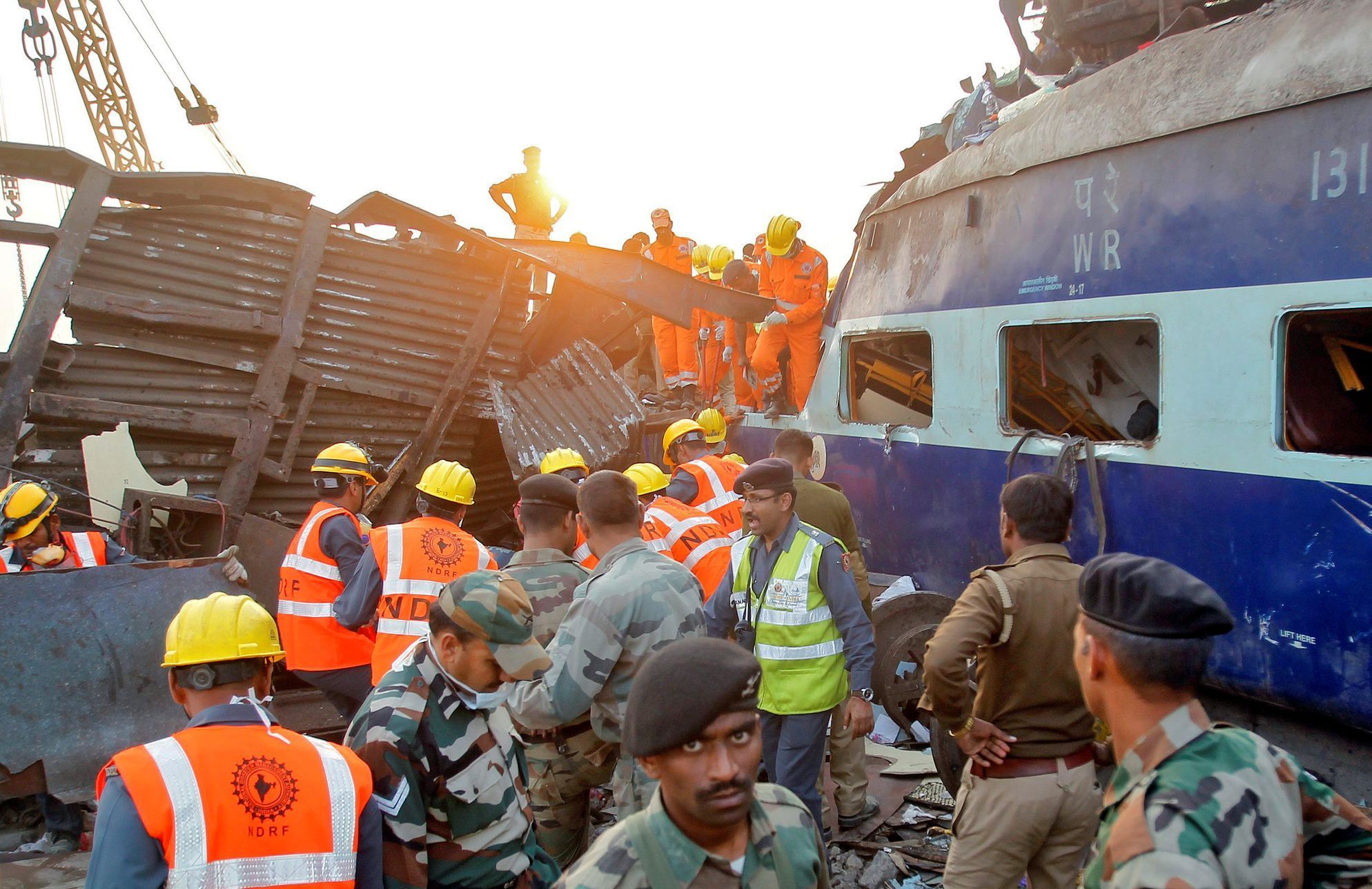 Vlakové neštěstí v Indii