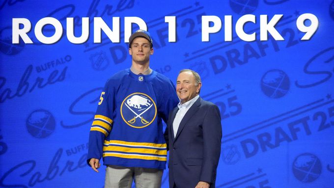 Radim Mrtka byl devátým hráčem prvního kola draftu