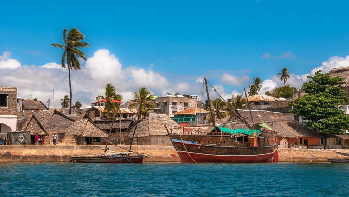 Keňské rybářské město Lamu, zařazené na seznam světového dědictví UNESCO