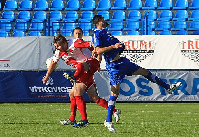 Baník - Slavia, momentky z utkání 29. kola Gambrinus ligy, v němž ostravský klub téměř jistě získal definitivu, pokud jde o záchranu v první lize.