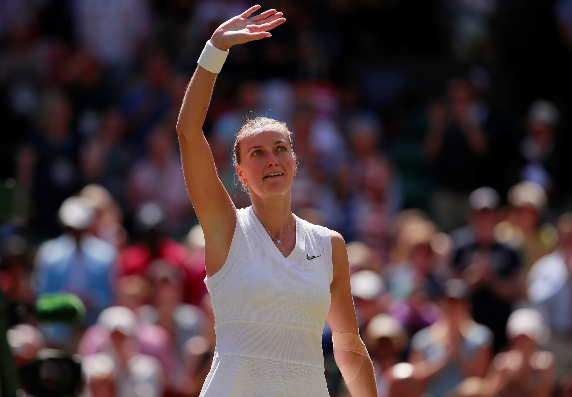 Petra Kvitová ve 2. kole Wimbledonu 2019
