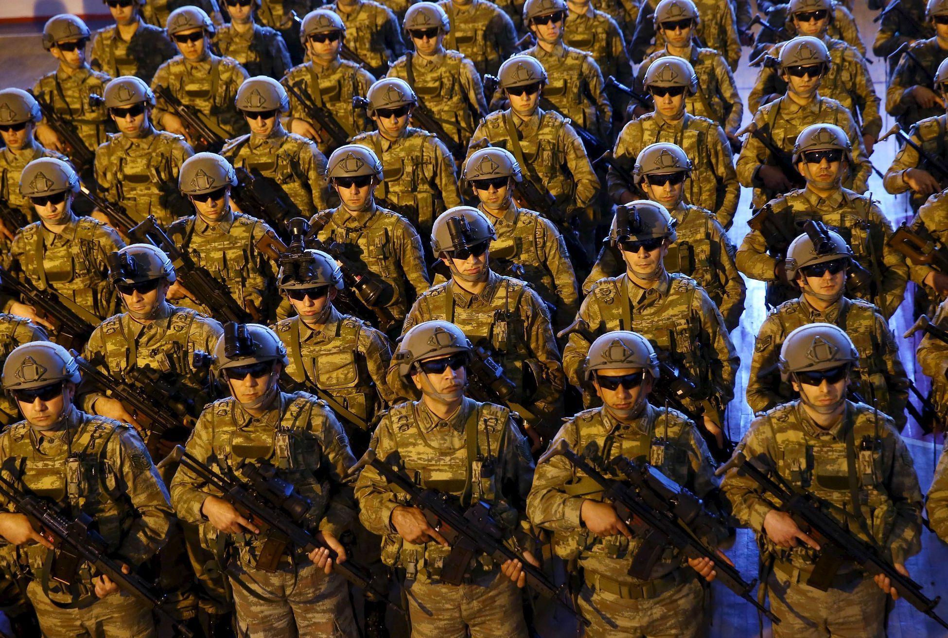 Příslušníci speciálních sil turecké armády.