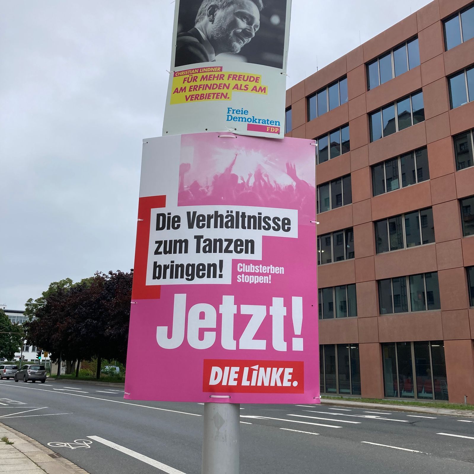 Německo spolkové volby 2021 plakáty kampaň