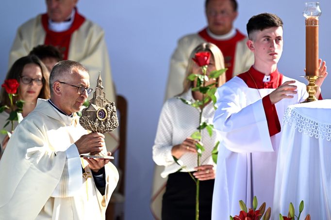 Mše u příležitosti blahořečení polské rodiny Ulmových.