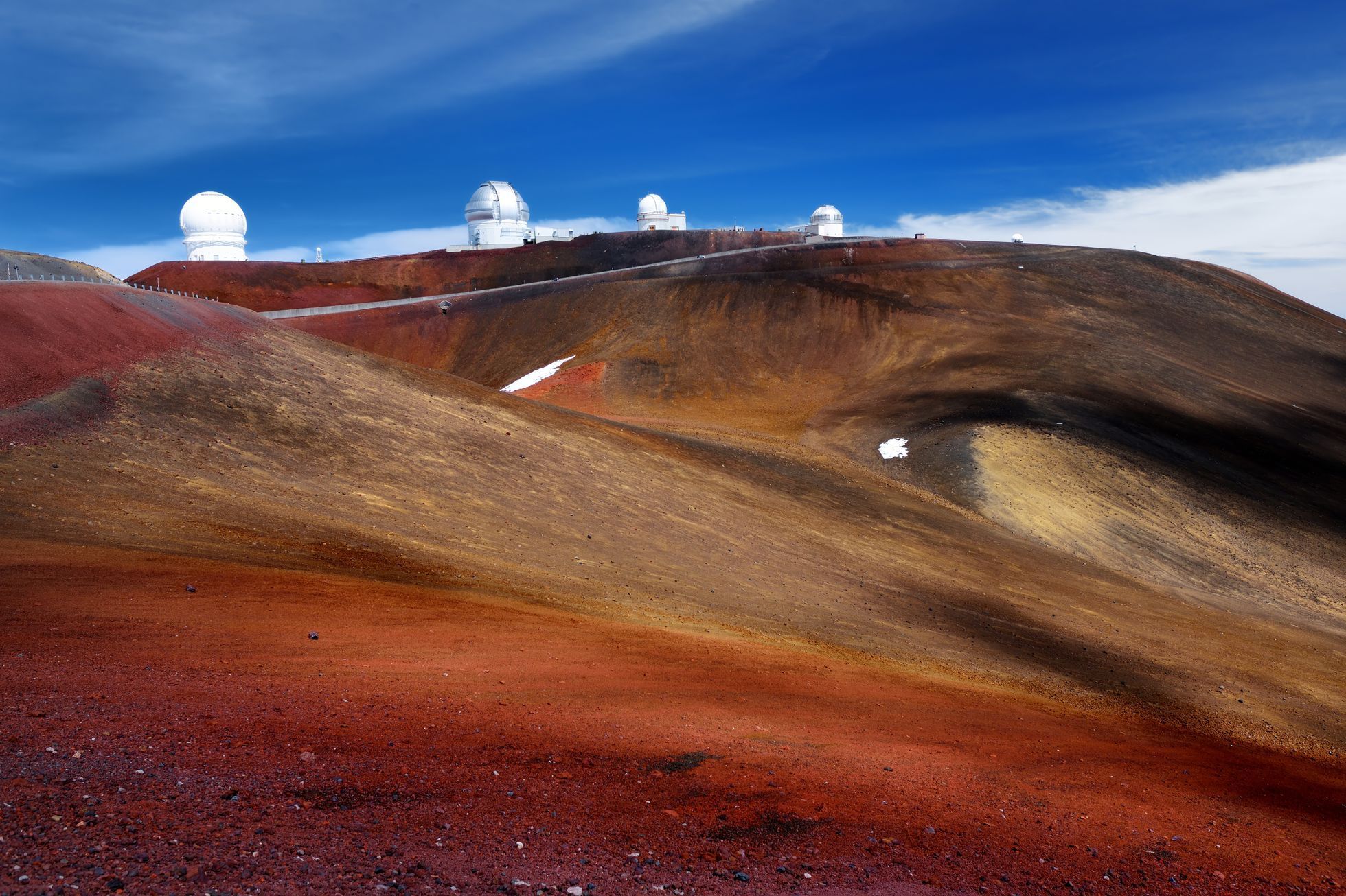 Havaj  - Mauna Kea - observatoře