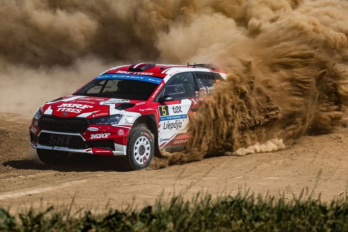 Mārtiņš Sesks, Škoda na trati Rallye Liepāja 2023