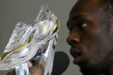 Usain Bolt se symbolickou tretrou