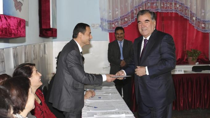 Tádžický prezident Rachmon.