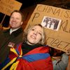 Demonstrace na podporu Tibetu