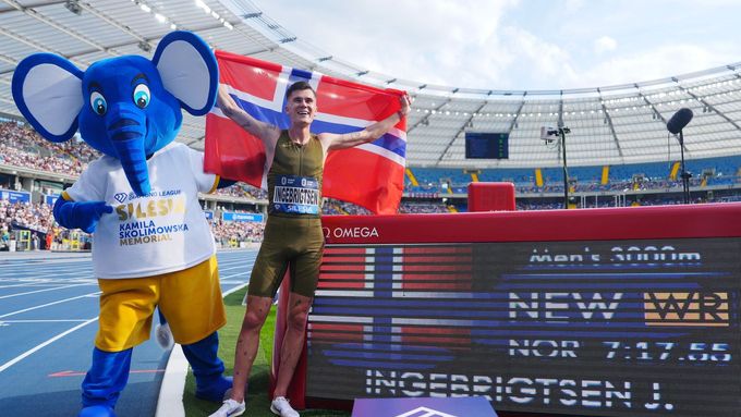 Jakob Ingebrigtsen posunul rekord