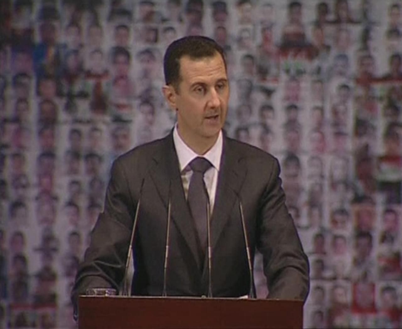 Bašár Asad promluvil k národu