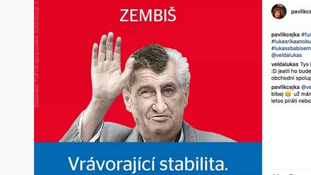 Jak by vypadal Zeman a Babiš v jedné osobě? Předvolební vtípky ze sociálních sítí