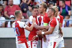 Slavia - Baník 4:0. Dominantní sešívaní si odvetu za MOL Cup vychutnali