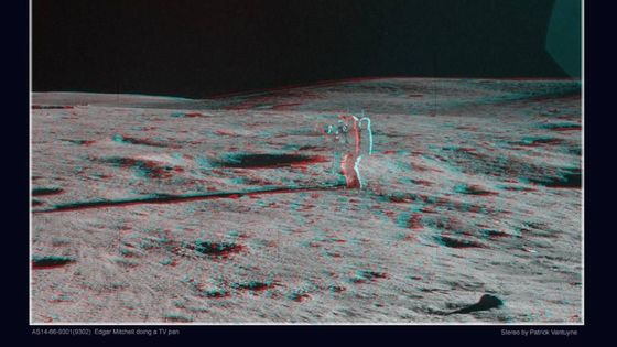 Apollo 14 ve 3D: potřetí kdy lidé přistáli na Měsíci