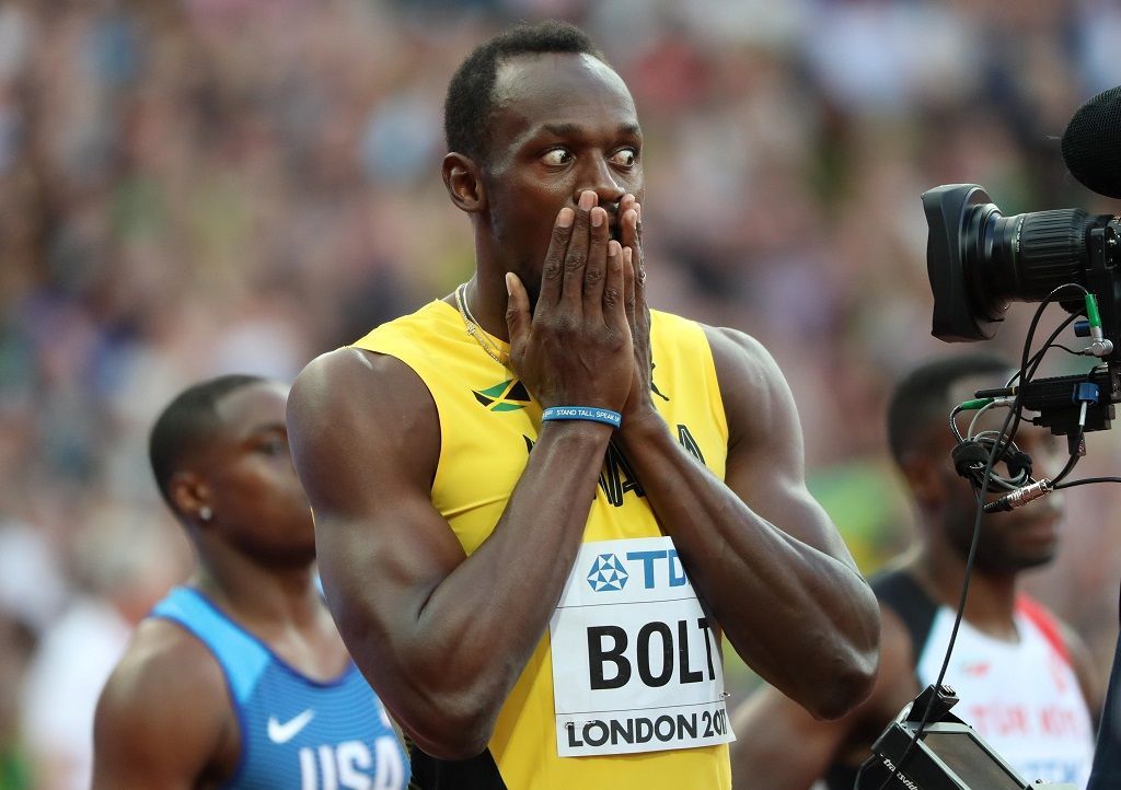 Usain Bolt, semifinále sprintu na 100 metrů na MS v atletice v Londýně