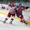 Hokej, KHL, Lev Praha - CSKA Moskva: Jevgenij Rjasenskij (uprostřed)
